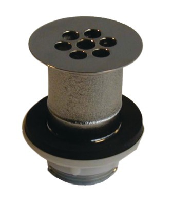 Bonde à grille standard en laiton chromé sans trop-plein fenêtre - PORCHER - D5852AA