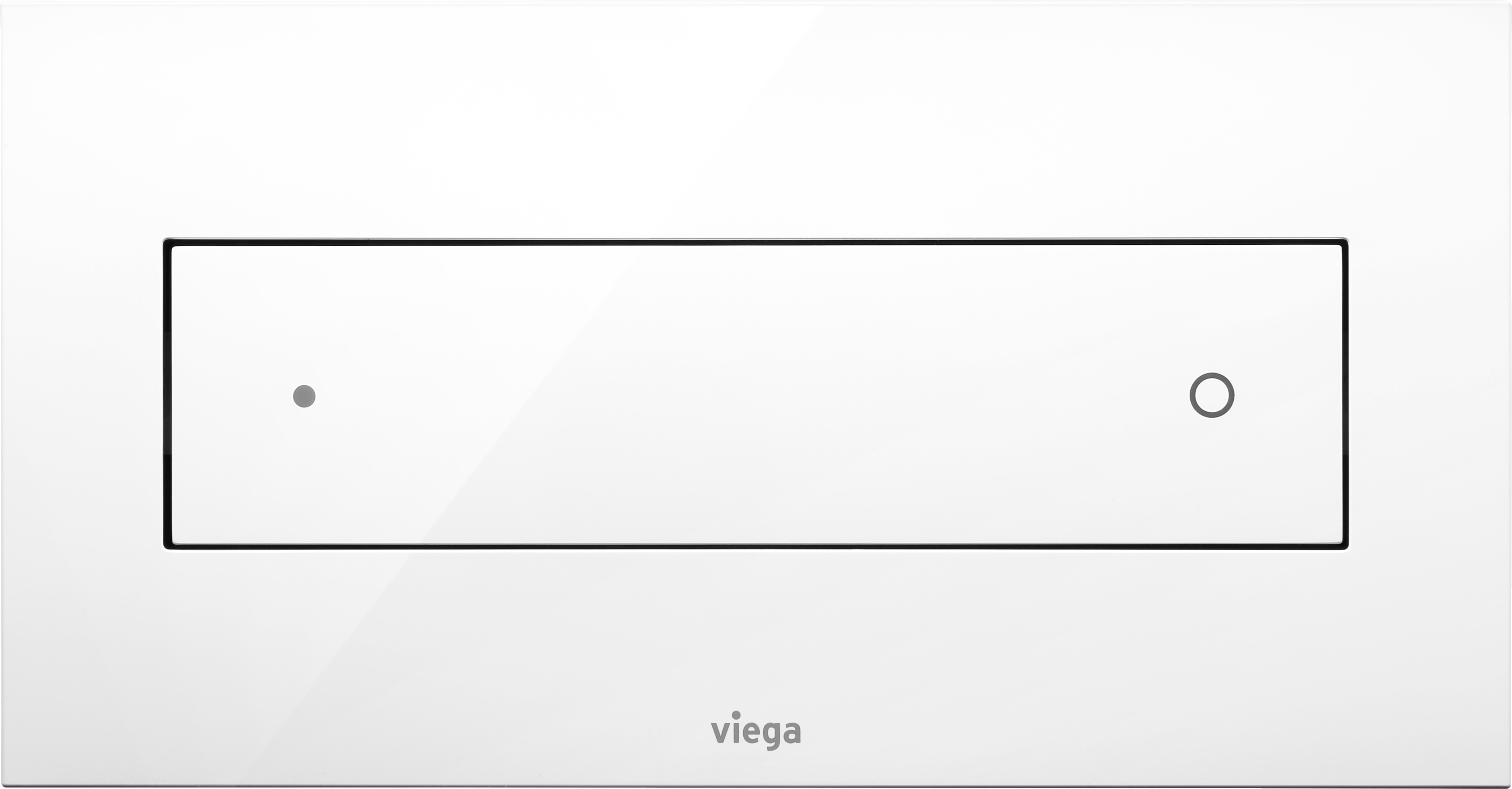 Plaque de commande 8332.1 VfS12 finition inox brossée VIEGA - 675608