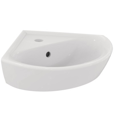 Lave-mains d'angle 34 x 44 cm NF ULYSSE blanc PORCHER - E899701