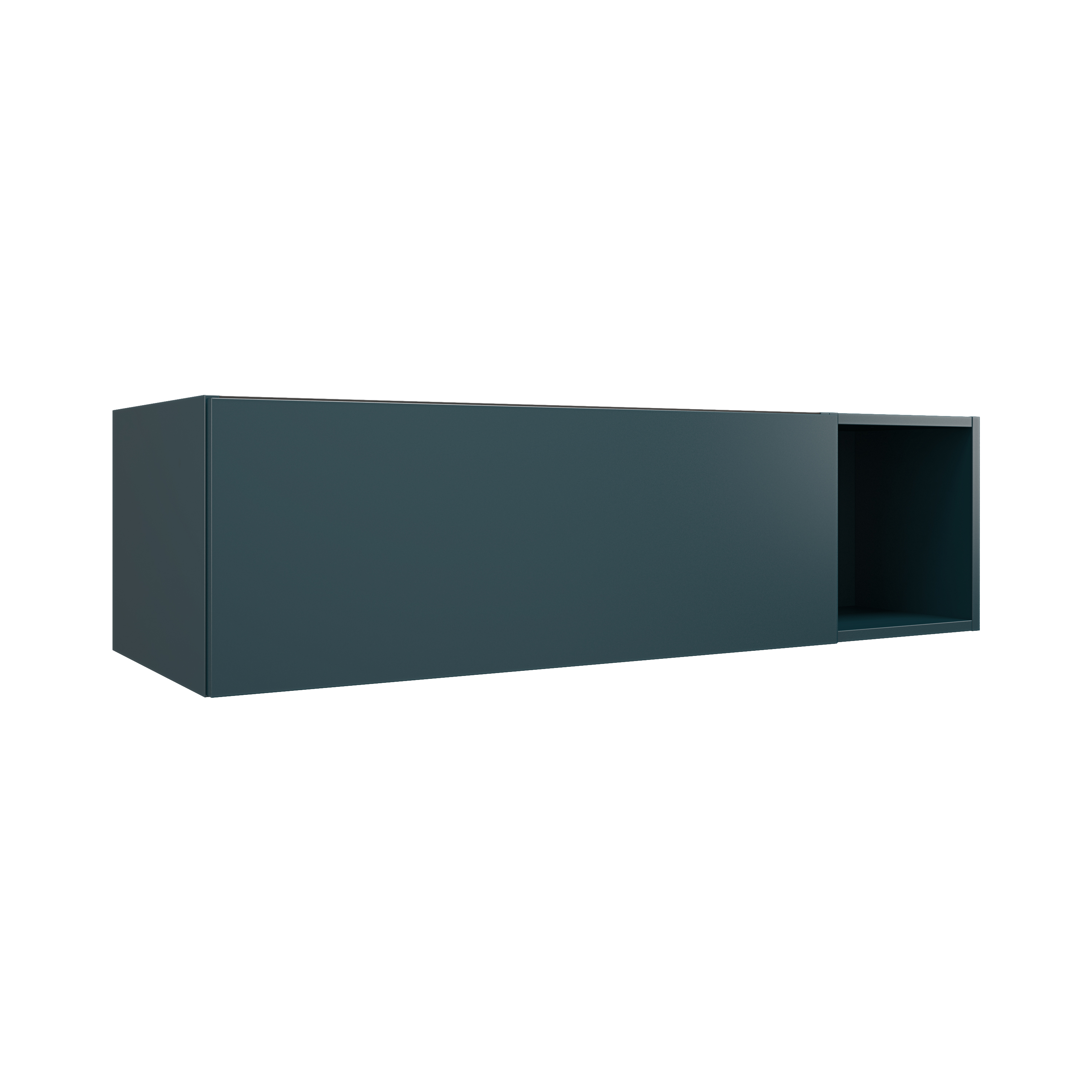 200 MSV AVEC NICHE BLEU canard l 118 h 32 p45 1 tiroir & NICHE POUR PLAN DOMAO - 1102721