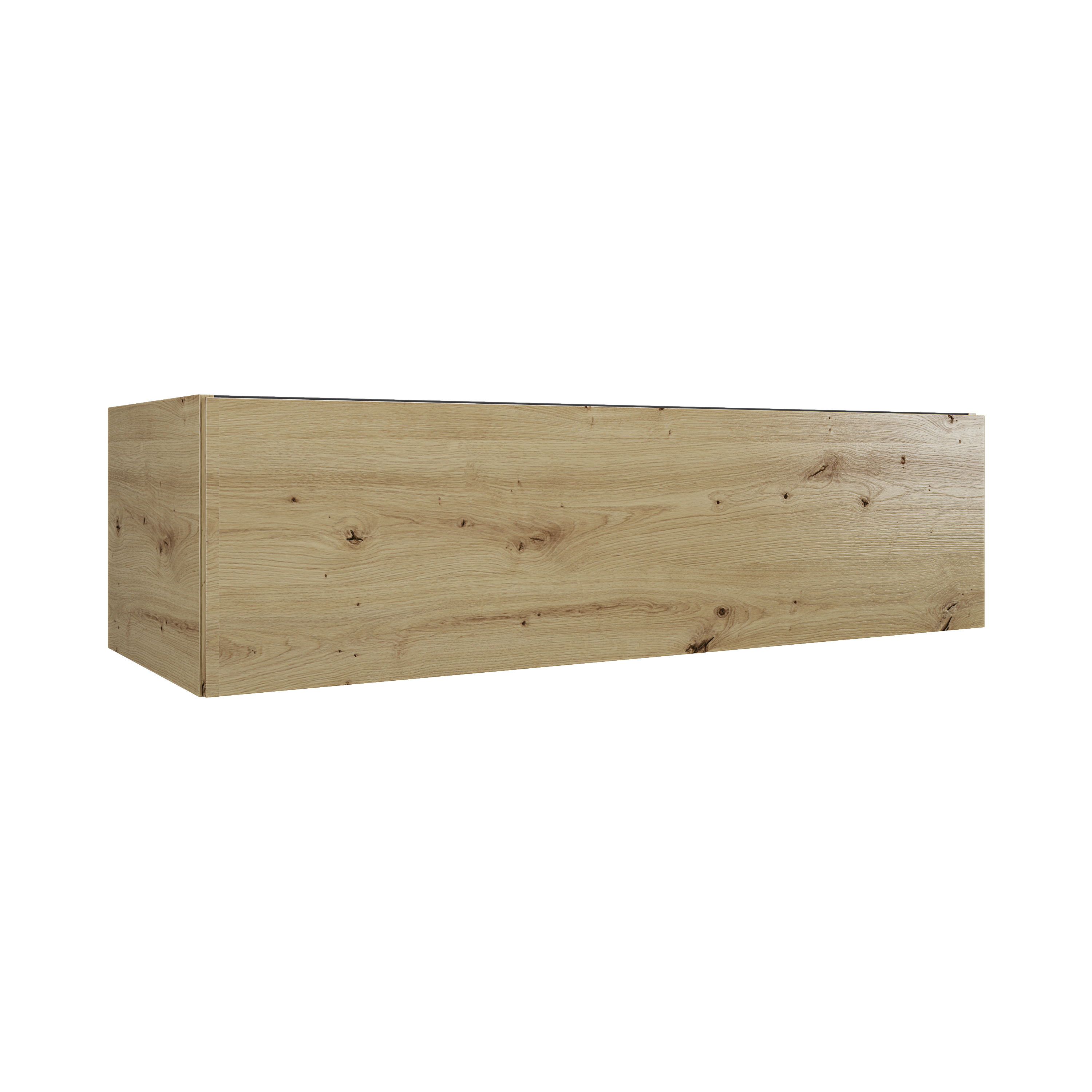 MSV 1T 118 cm chêne décor doré mélaminé pour poignée profile DOM176 - DOMAO