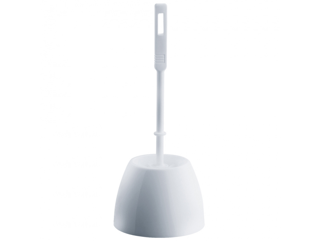 Porte-balayette à poser 370 mm, avec balayette polypropylène blanc - PELLET - 823109