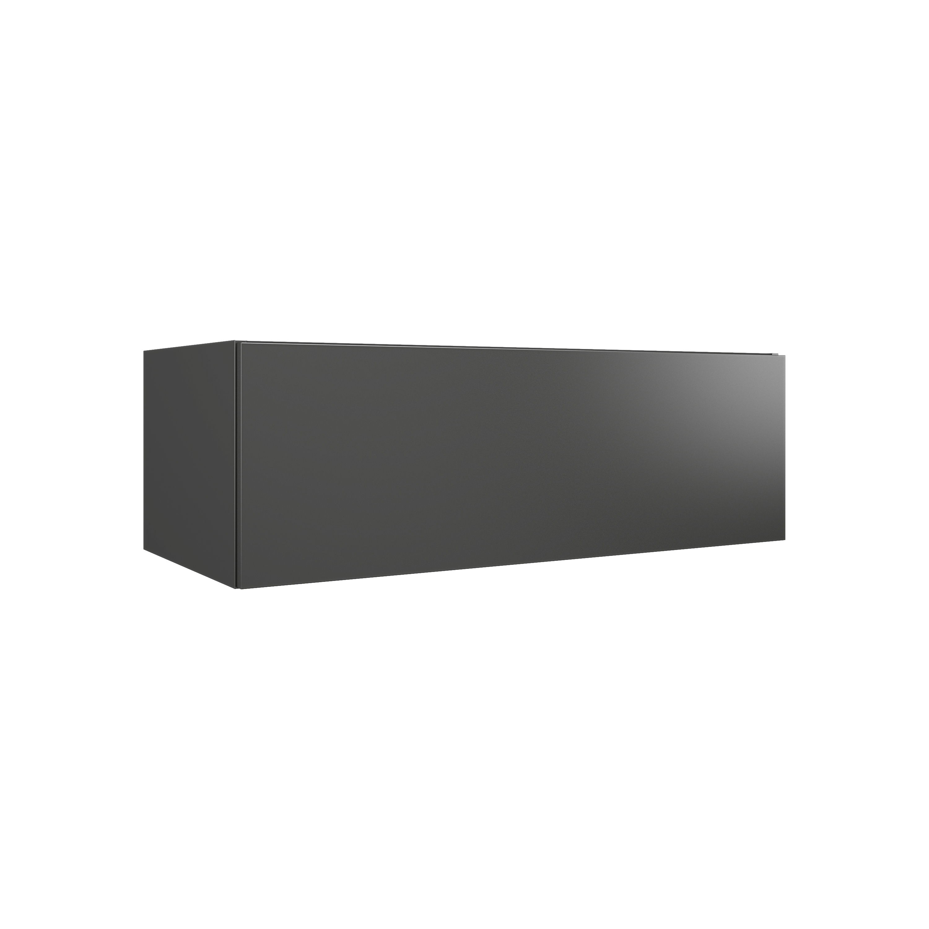 MSV 1T 98 cm gauche graphite mat mélaminé pour poignée profile DOM415 - DOMAO