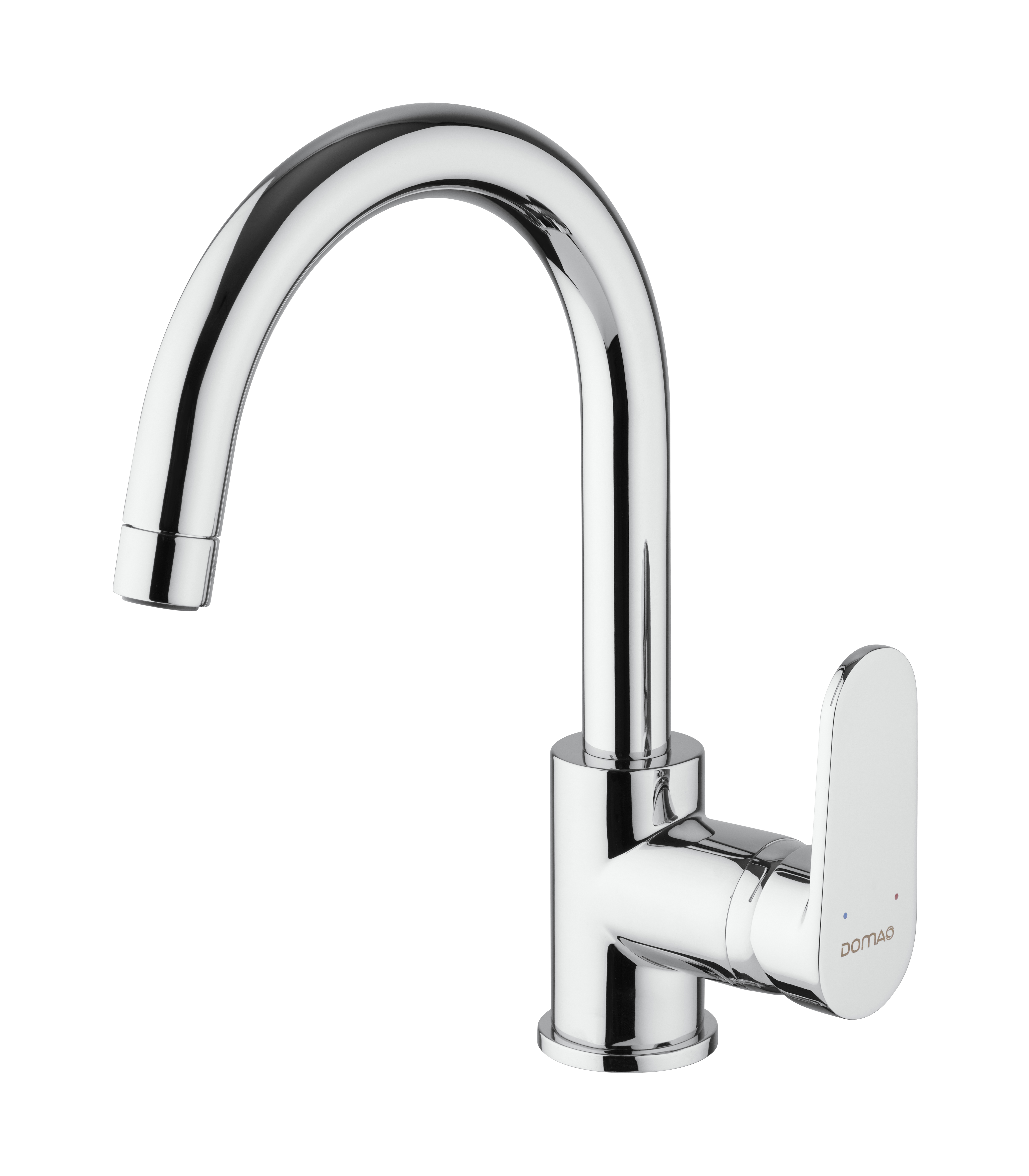 Mitigeur de lavabo bec haut C2, corps laiton débit garantie ans - DOMAO - ALG302