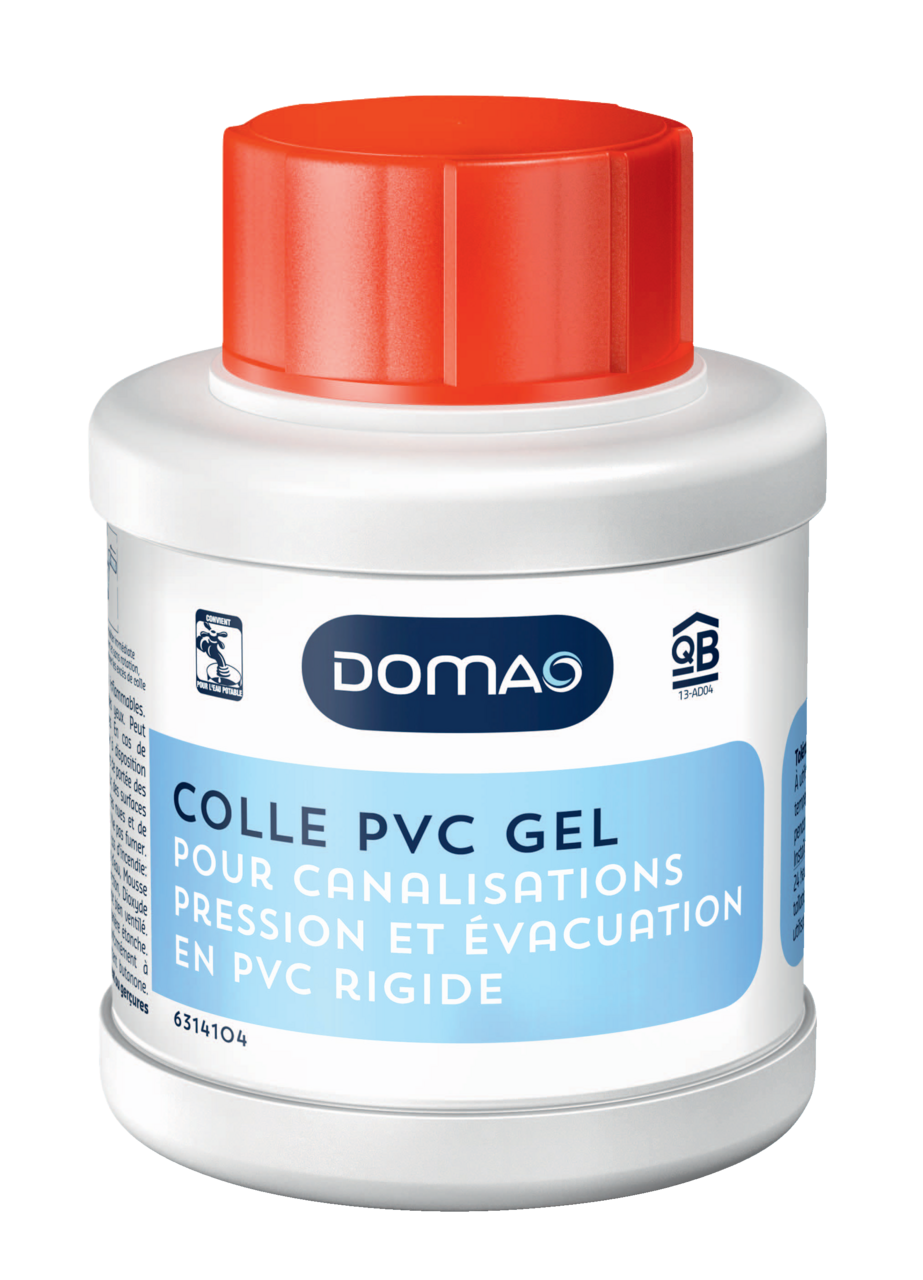 POT COLLE PVC GEL 250 ML pinceau 6122311 DOMAO - 380081