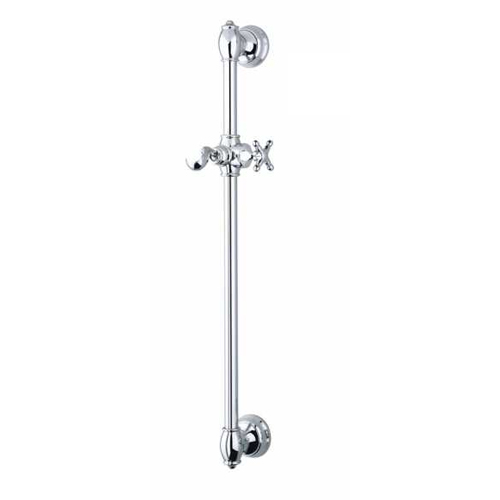 barre de douche charleston rétro seule d.20 h.60 cm chrome BOSSINI - CS25051