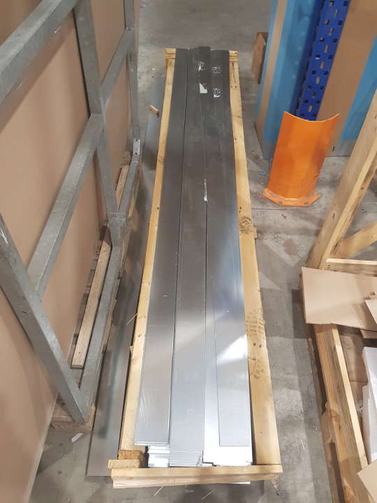 Bande métal pour joint entre panneaux muraux L100 x H3000 - ROTH - 1420000050