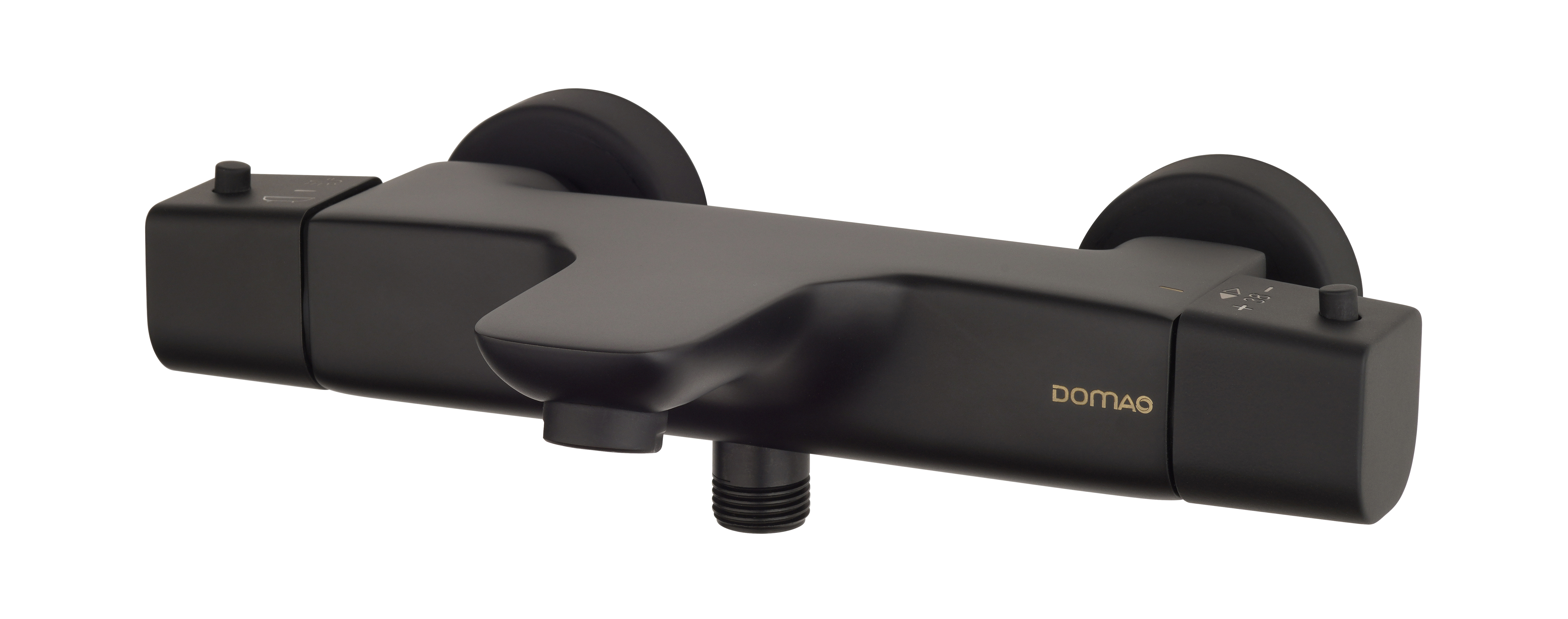 mitigeur 300 BAIN douche thermostatique NOIR MAT DOMAO - 1097886