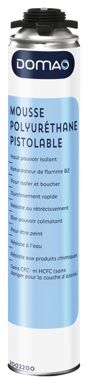 Pistolable - Retardatrice au feu, class B2 - aérosol 750 ML - DOMAO - 7002200