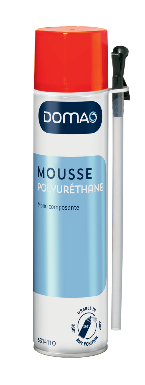 Mousse PU pour calfeutrer, boucher, isoler - DOMAO - 6314110