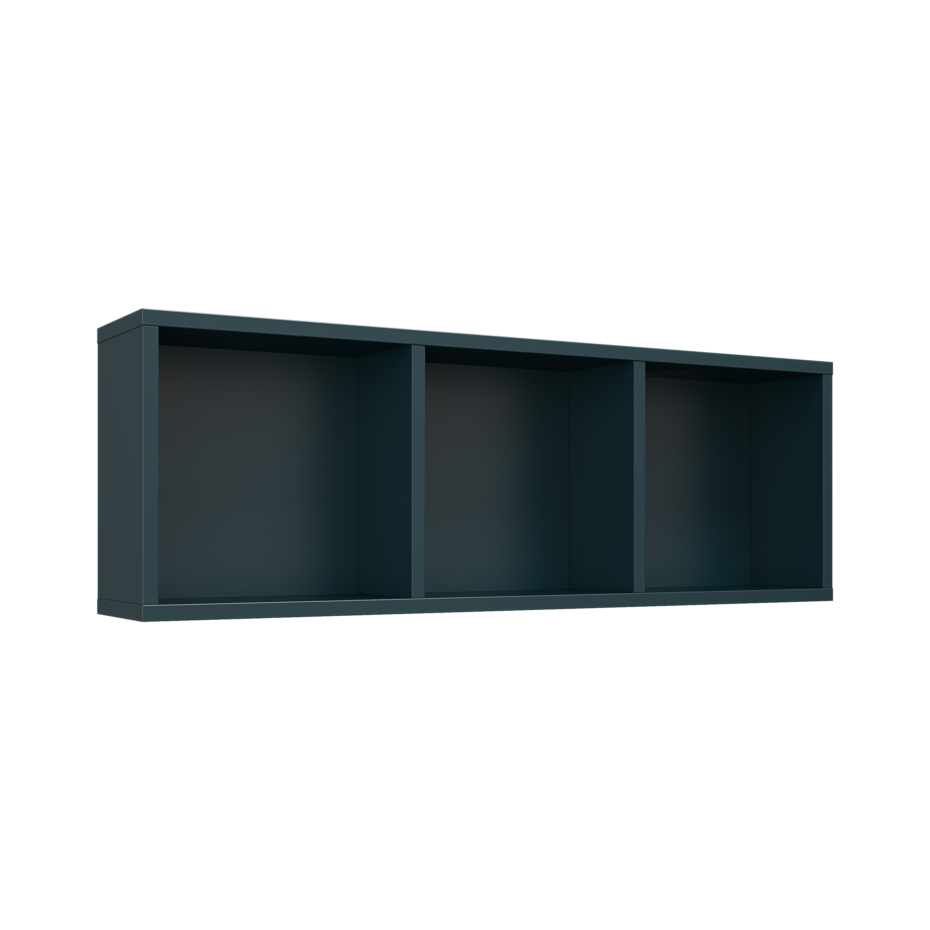 Niche déco H 30 cm x L 90 cm bleu canard mélaminé DOM646 - DOMAO