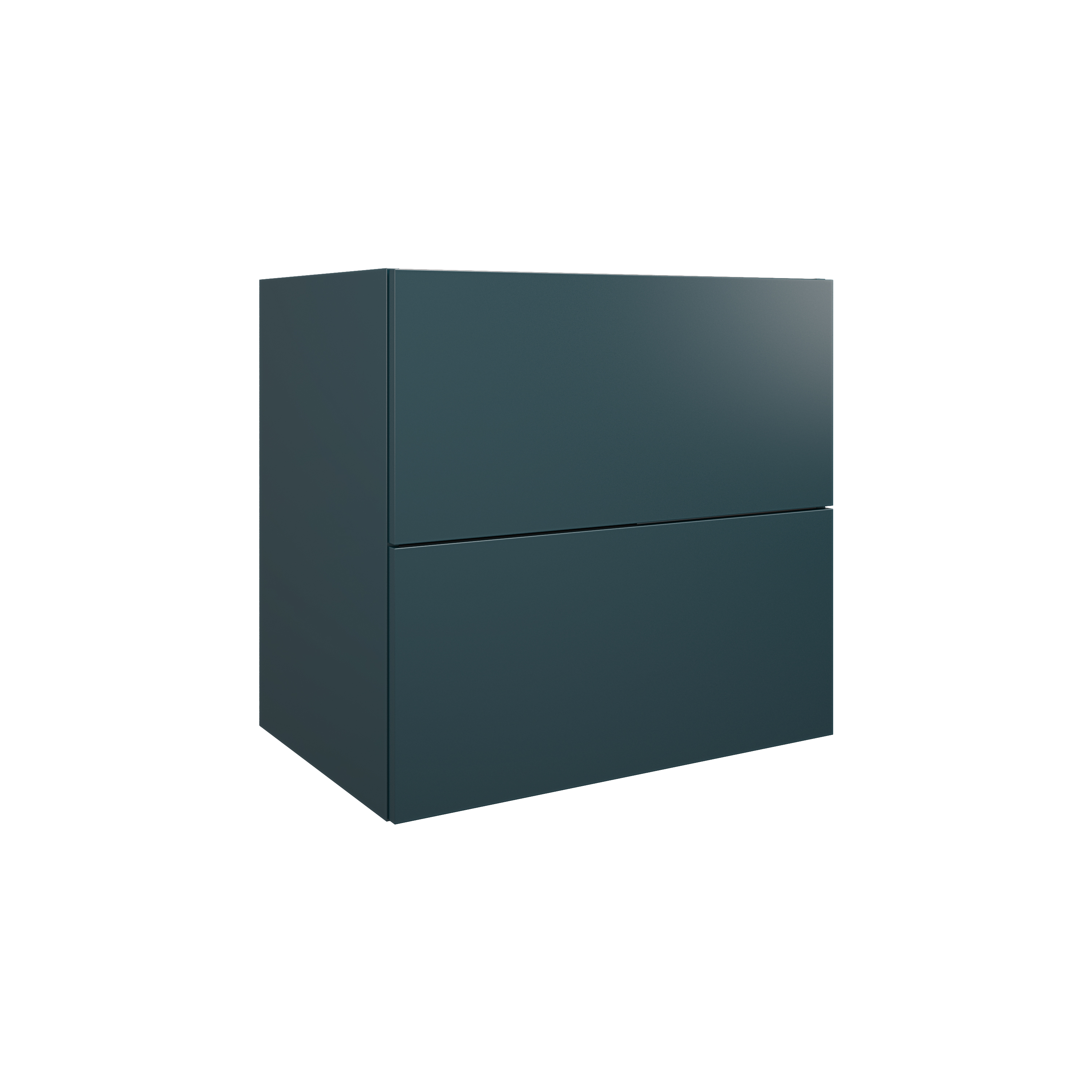 200 MSV BLEU canard l 68 h64p45 2 tiroirs melamine POUR simple vasque DOMAO - 1102693