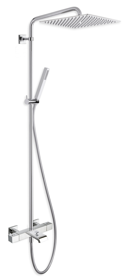 colonne quadri bain douche bagno 300 thermostatique chrome CRISTINA - QD18851