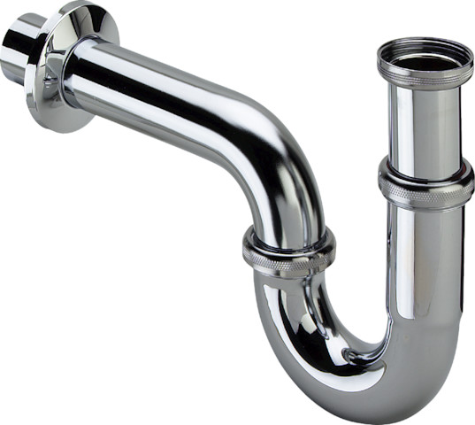 Siphon anti-odeur tubulaire laiton chromé 75 L2 170 H1 140–190 H2 110 - VIEGA - 305611