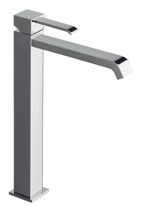 lavabo quadri mitigeur haut + vidage Up Down CRISTINA - QM22851