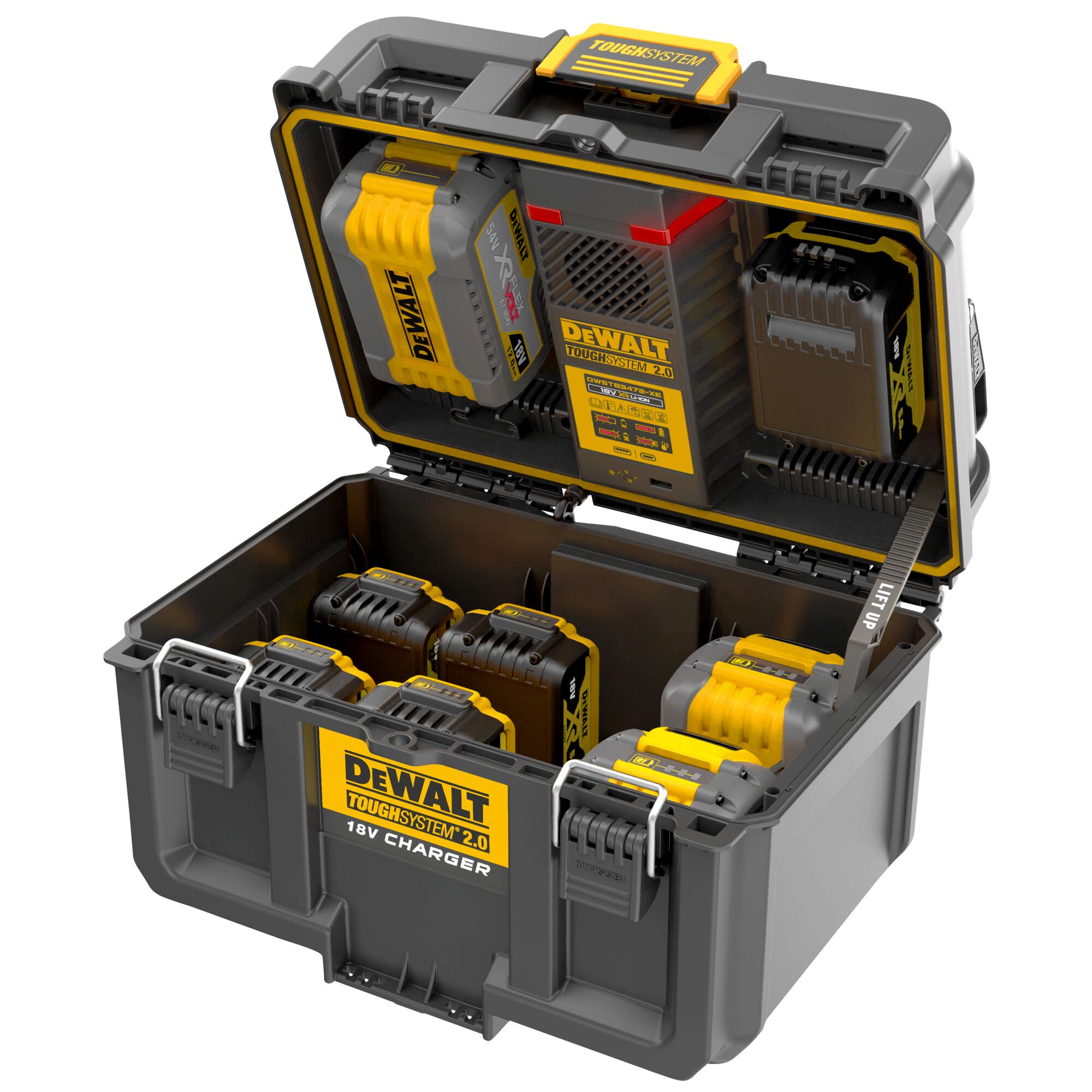 1/2 Coffret Chargeur TOUGHSYSTEM DEWALT - DWST83471-QW