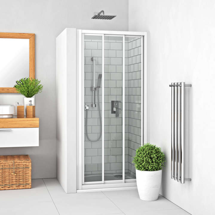 Paroi de douche coulissante EQUI EICL3 L120 H1.9M argent v.clair ETC ROTH - 1406001011