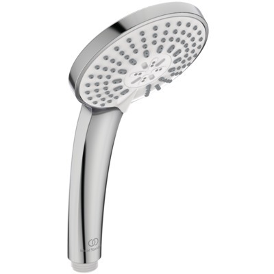 Douchette IDEALRAIN chrome, Ø 10 cm, 3 jets IDEAL STANDARD - B9403AA