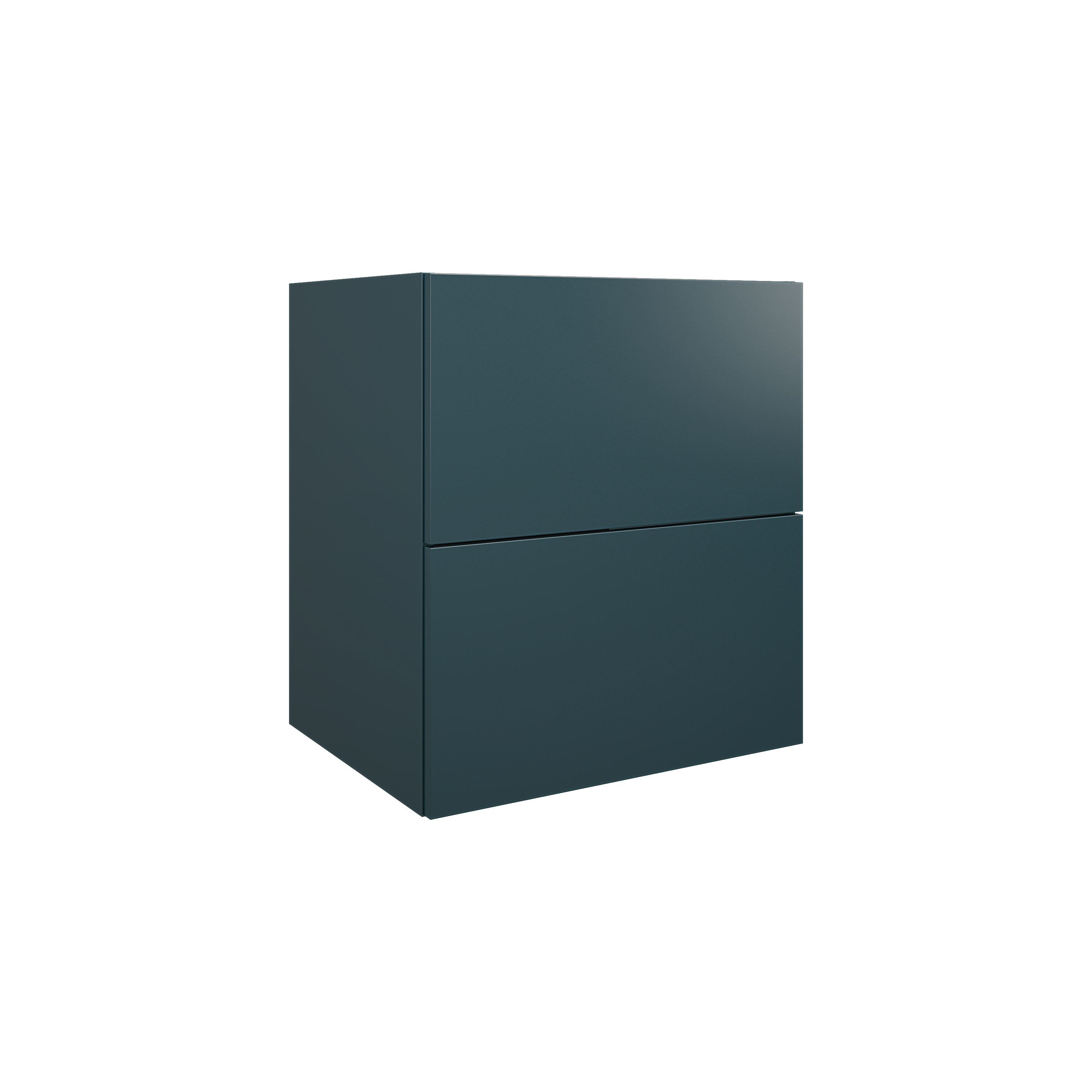 200 MSV BLEU canard l58h64p45 2 tiroirs melamine POUR simple vasque DOMAO - 1102692