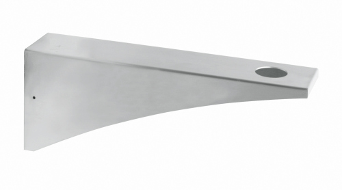 support vasque mural inox 235 mm sans trou / robinet LINEABETTA - SV0290