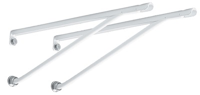 Sachet de 2 consoles SERVICE 35 cm blanc PORCHER - D5705AC