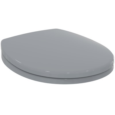 Abattant NF standard MATURA en thermodur gris avec charnières inox PORCHER - S4068LJ