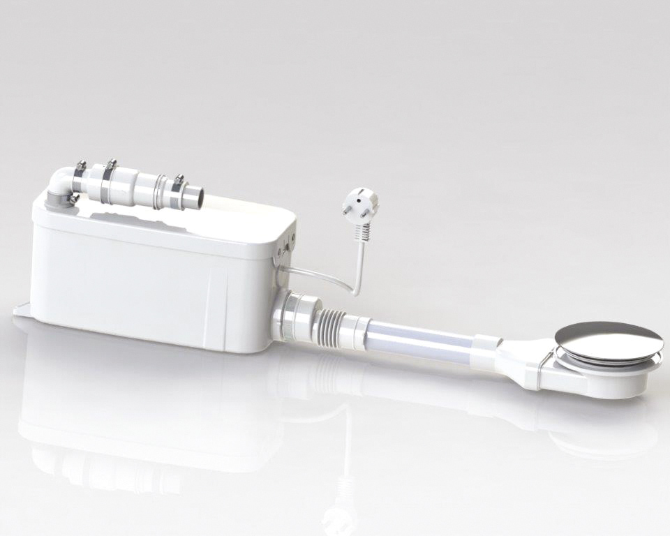 VD90, Pompe de relevage douche à receveur extra plat WATERMATIC - PFBAVD90