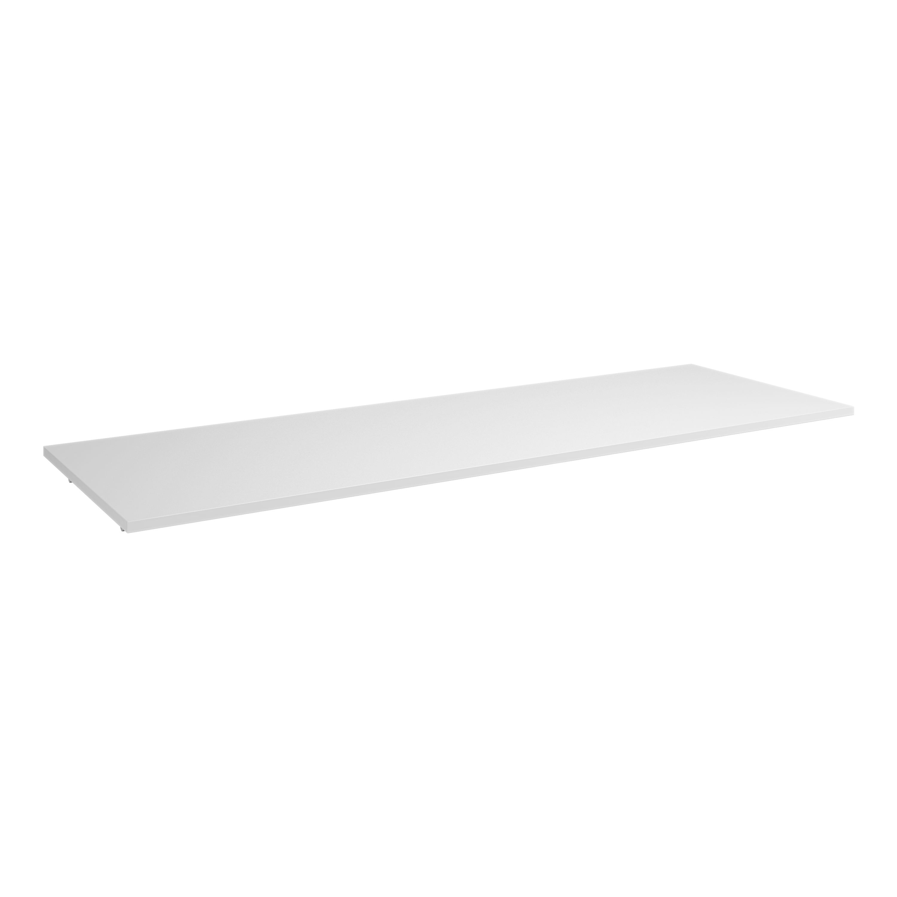 Top 136,6 cm blanc mat mélaminé DOM394 - DOMAO