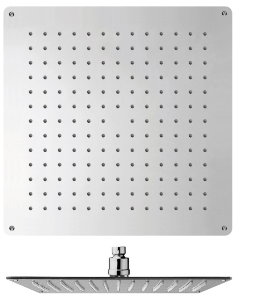 pomme de douche sandwich inox plafond carrée 34 cm CRISTINA - PD36251