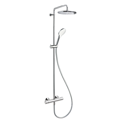 colonne de douche theta confort nf thermostatique chrome CRISTINA - TE45651