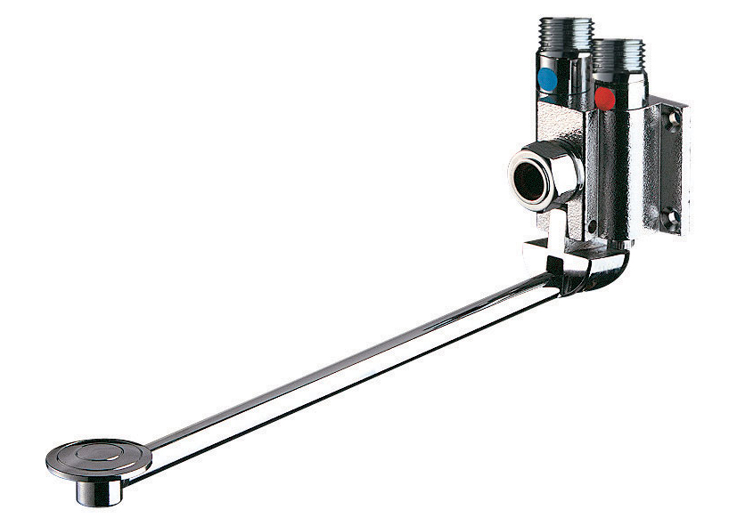 MIXFOOT mitigeur à pédale MM1/2", fixation murale sans écrou DELABIE - 739102