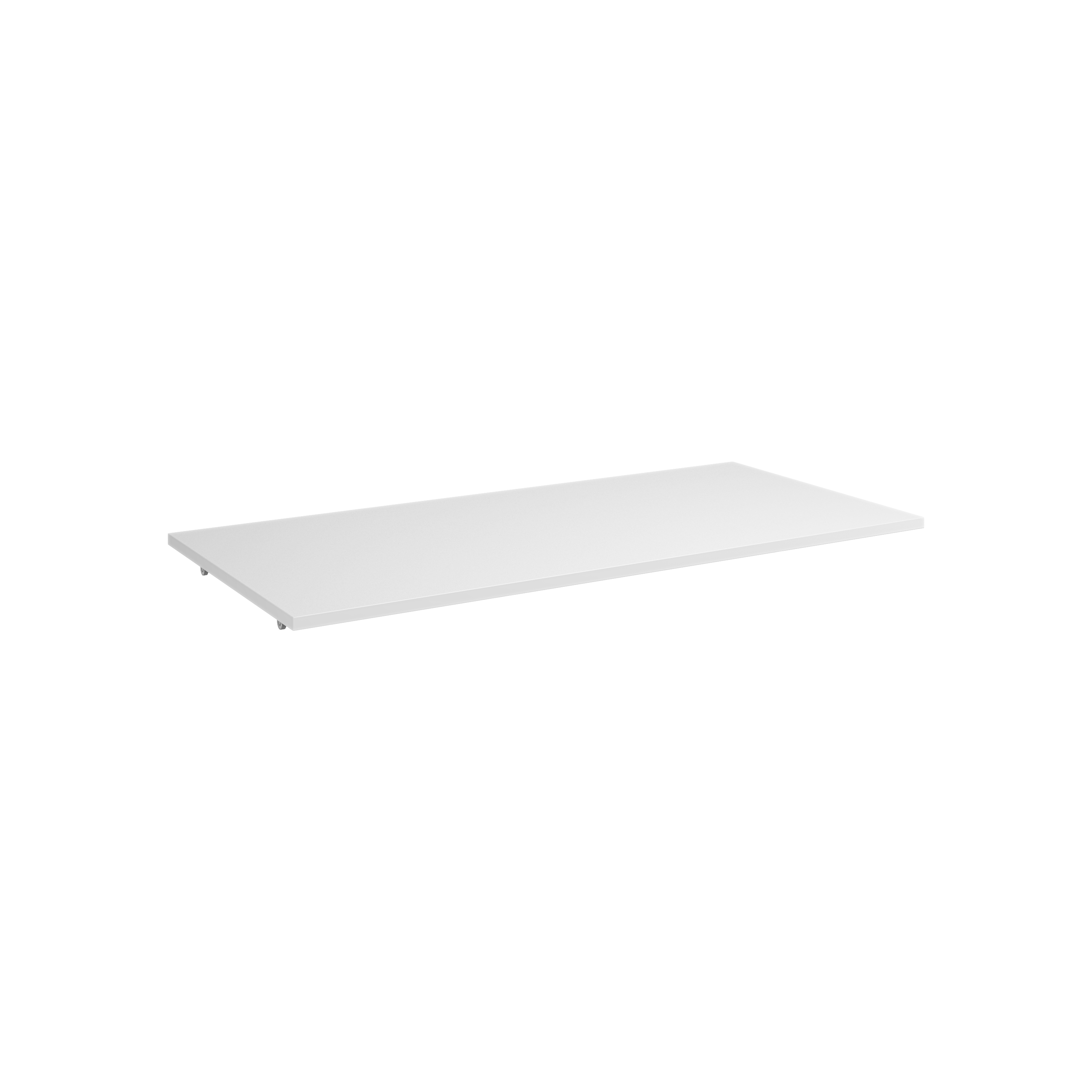 Top 98,6 cm blanc mat mélaminé DOM386 - DOMAO