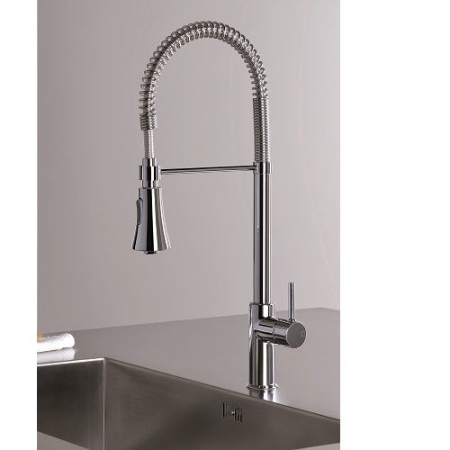 évier cucina professionnel douchette bi-jets chrome CRISTINA - CX50751