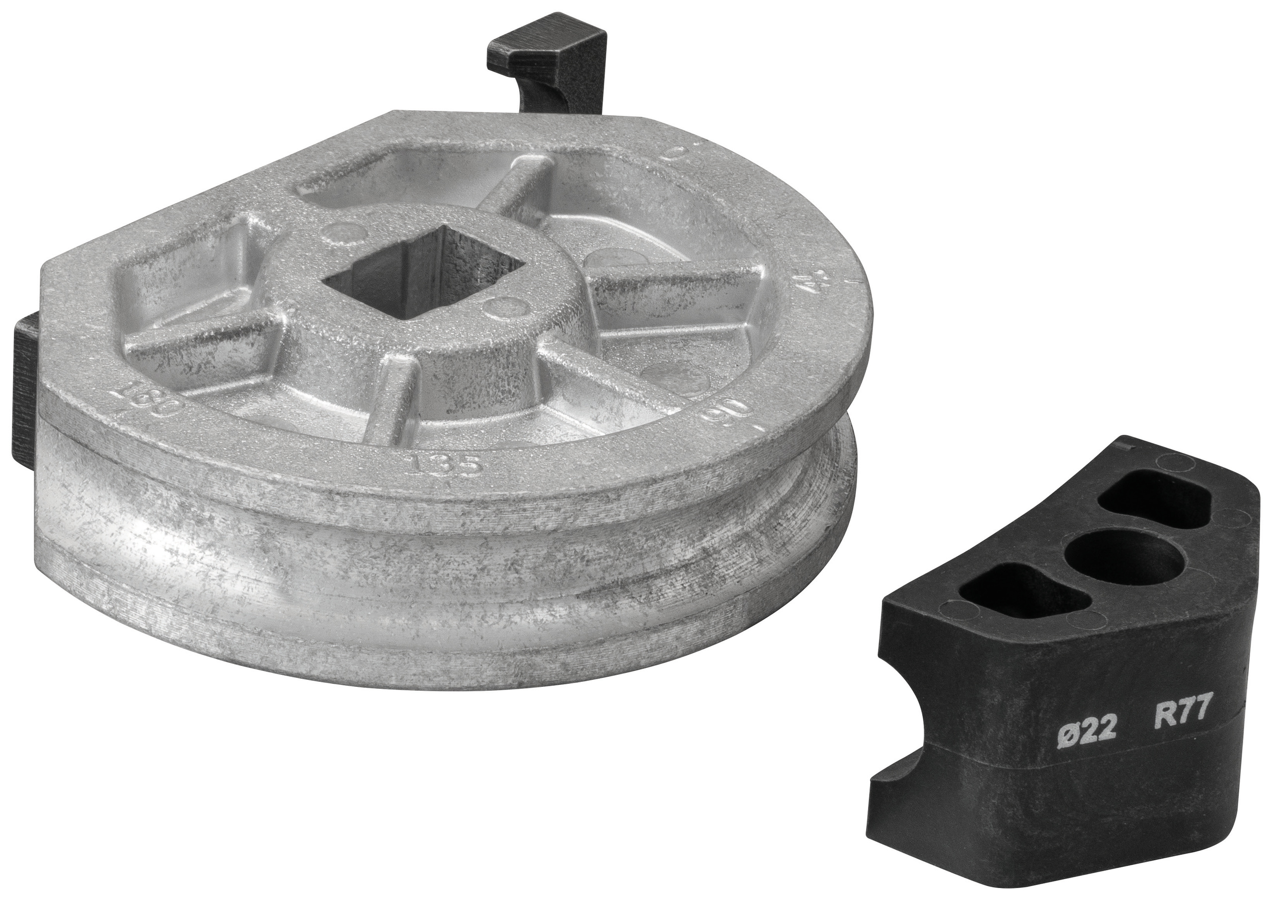 Forme de cintrage Curvo + pièce coulissante Ø 22, 18U, 1/2'' (DN 15) R77 REMS - 581460