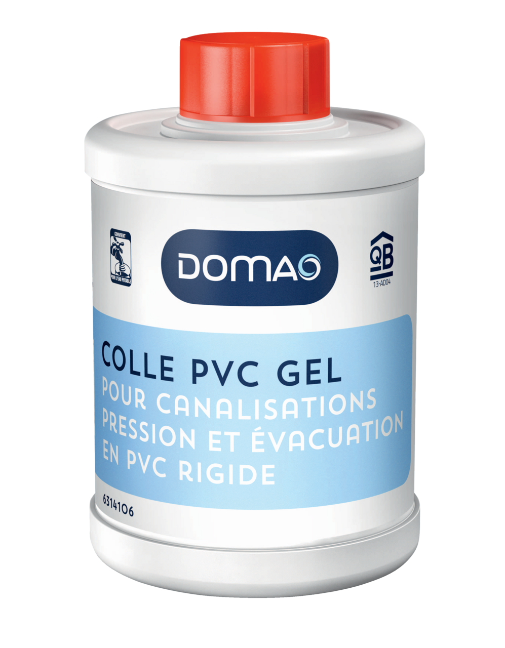 Pot 1l colle PVC gel - DOMAO - 6314106