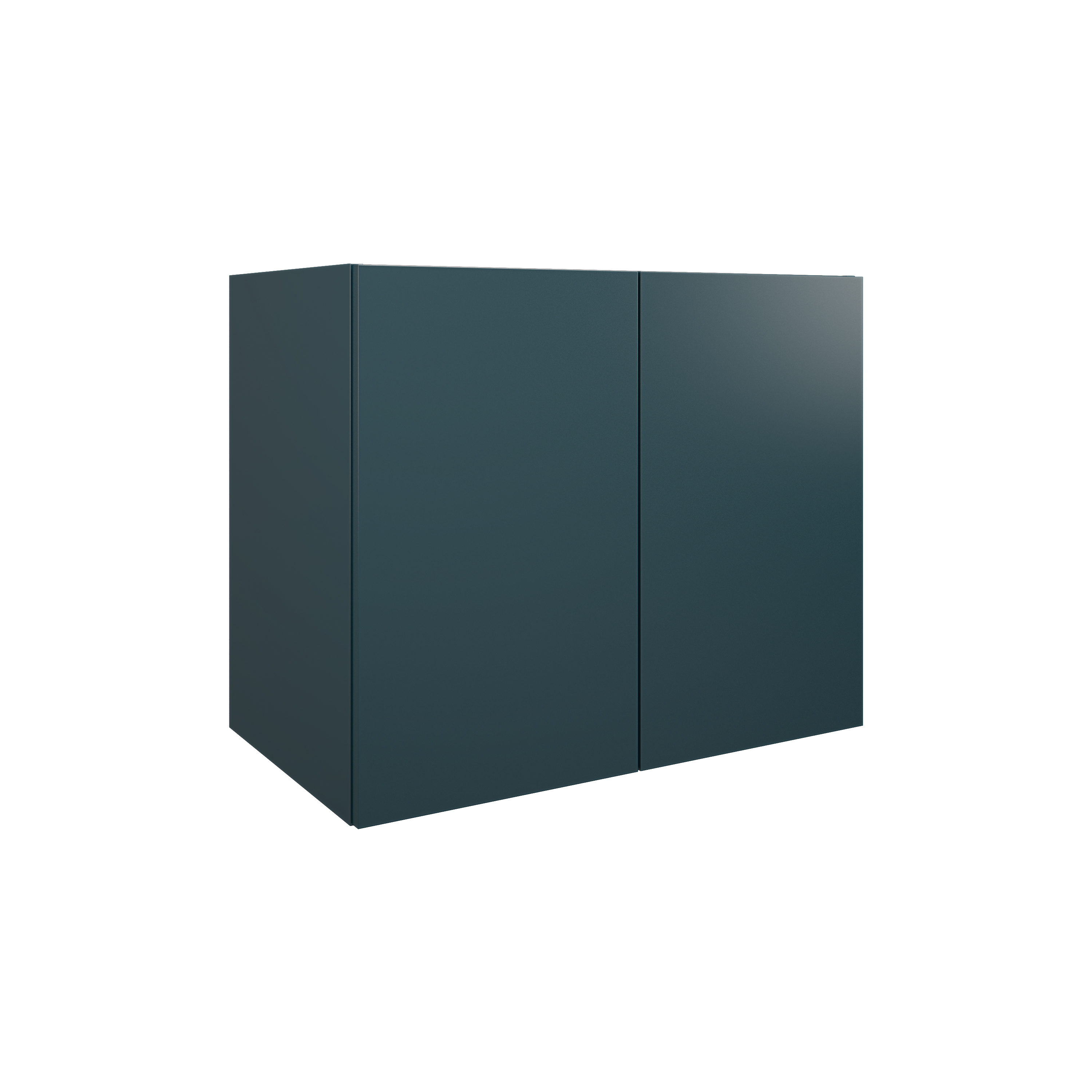 200 MSV BLEU canard l 78 h64p45 2 portes melamine POUR simple vasque DOMAO - 1102679
