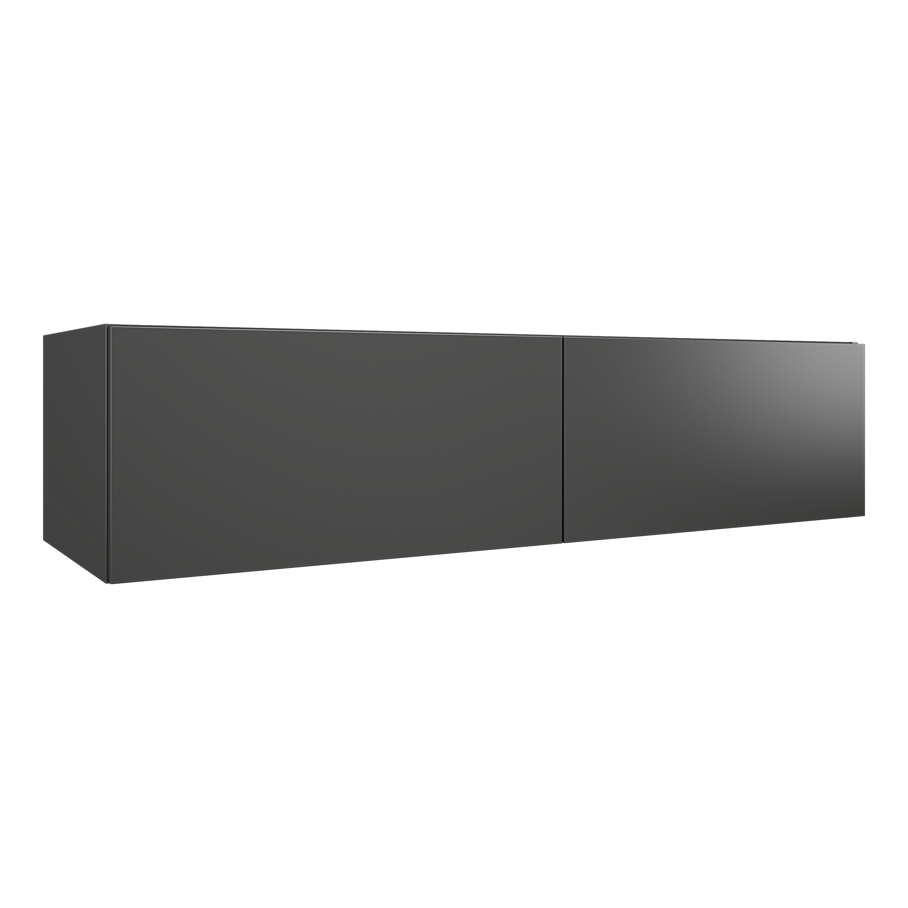 MSV 2T H32 cm 136 cm pour plan double mat mélaminé poignée profile - DOMAO - DOM182