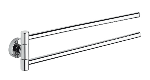 porte serviette grand hôtel double articule chrome BAGNO ET ASSOCIATI - TE21451