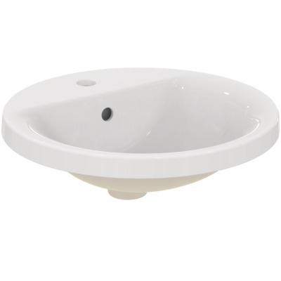 Vasque 48 cm en porcelaine vitrifiée CONNECT blanche IDEAL STANDARD - E504201