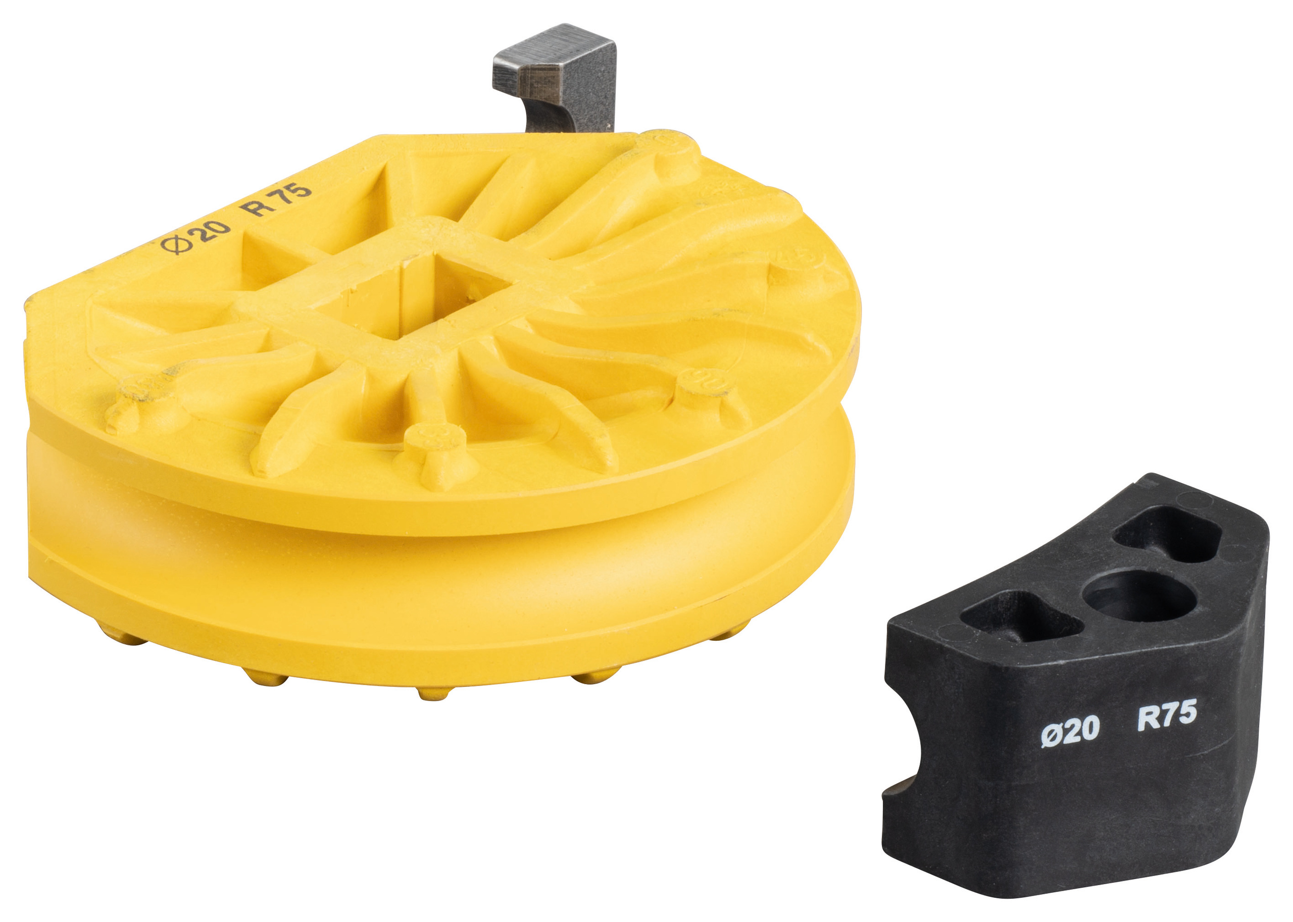 Forme de cintrage Curvo + pièce coulissante Ø 20, 16U, 18U, R75 REMS - 581080