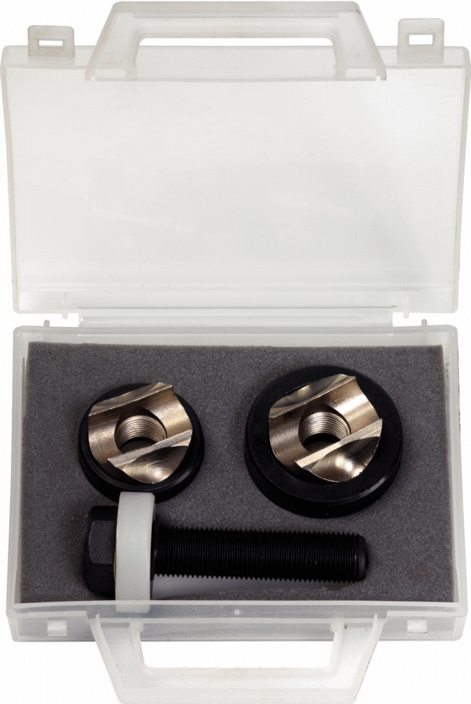 Coffret d'emporte-pièces spécial plombier, Ø32,5 - 35mm