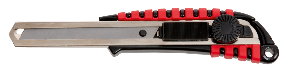 Cutter manche bi-matière à retour de lame automatique, 18 mm- l.190 - KS TOOLS - 907.2141