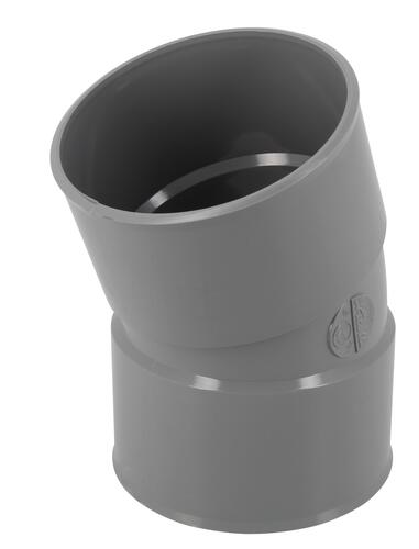 Coude PVC 100/20° femelle-femelle CT22 - NICOLL - UCT22