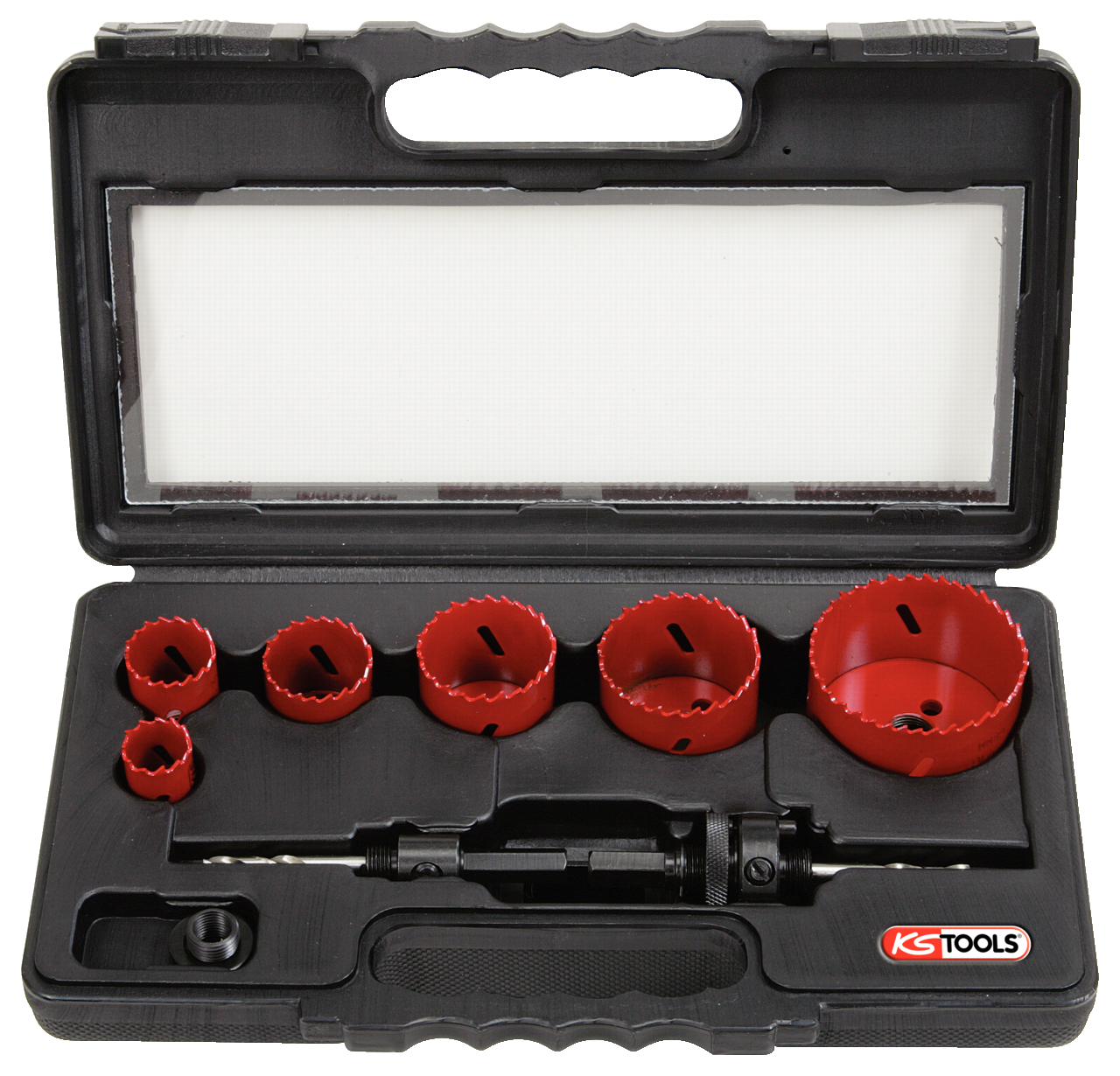 Coffret de 6 scies cloches, Ø22 à 68 mm