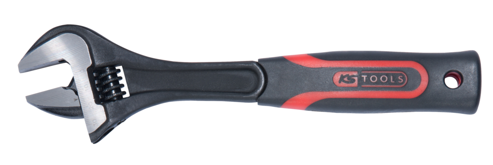 Clé à molette à manche bi-matière, 10" - L.250 mm