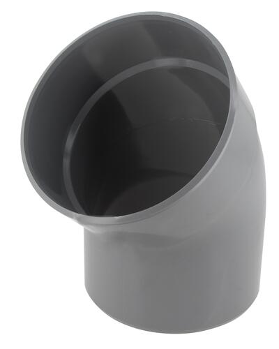 Coude PVC 160/45° mâle-femelle Cz4 - NICOLL - UCZ4