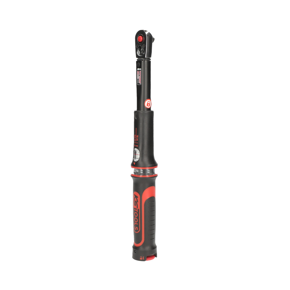 Clé dynamométrique ERGOTORQUEprécision® avec inverseur, 1/4'' - 5-25 Nm - KS TOOLS - 516.1512