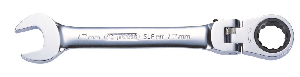 Clé mixte à cliquet à tête inclinable à verrouillage GEARplus®, 11 mm