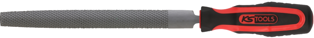 Lime demi-ronde bâtarde emmanchée, l.250 - KS TOOLS - 157.0126