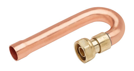 Crosse gazinière 180° JPG DN 12 tube Cuivre de 14 livré avec joint - BANIDES - 220614